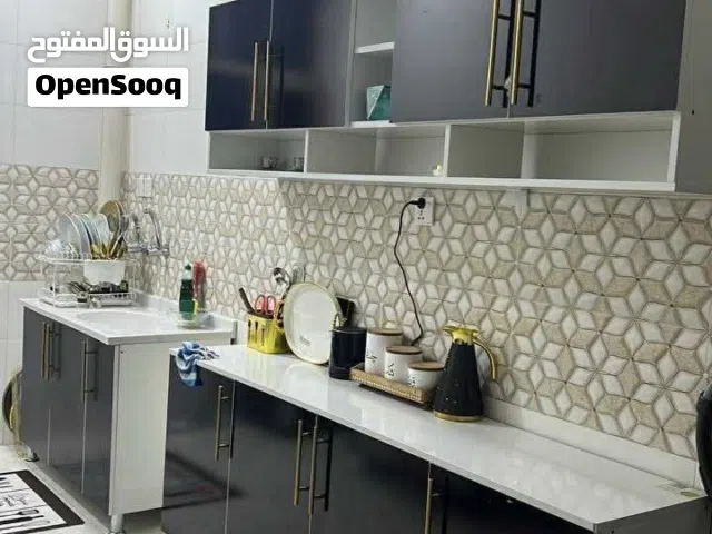 كاونتر وملحق mdfقياس مترين مع سنك مترو20مرمر بسعر 260الف