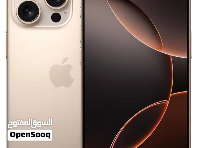 ايفون 16 برو (جديد غير مستعمل) 265 جيبي لون ديزرت تيتانيوم فقط البوكس مبطل