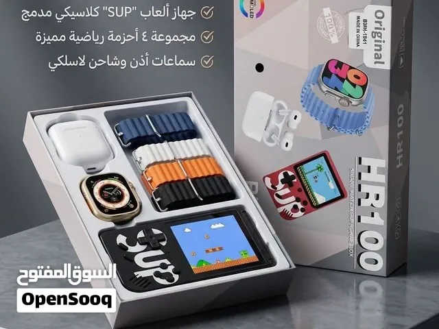 ساعة ذكية مع جهاز العاب الاتاري ب 400 لعبه