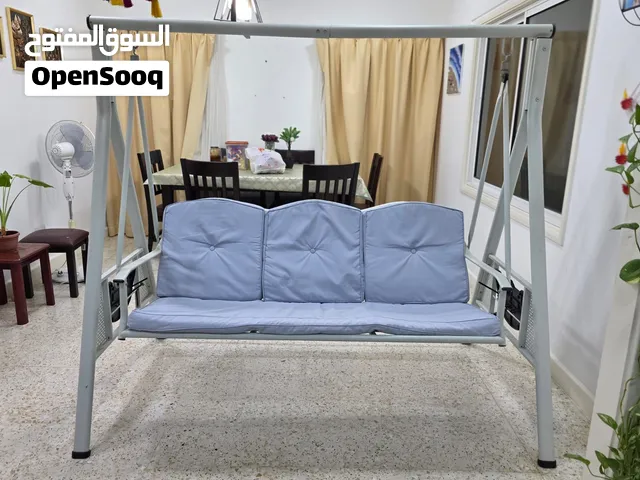 3-Seater Outdoor/Indoor Garden Swing Chair with Top Canopy