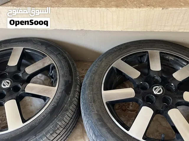 رنقات التيما اصليه مع اطارات نظيفه موديل 25