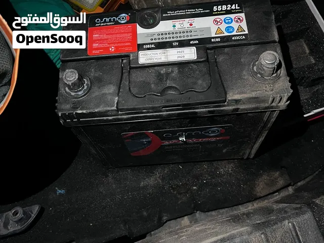 بطاريه 45امبير بحالة جيده شبه جديده صلاحيه 2025/2029مكانها تاجوراء سعرها 150وغير قابل للنقاش