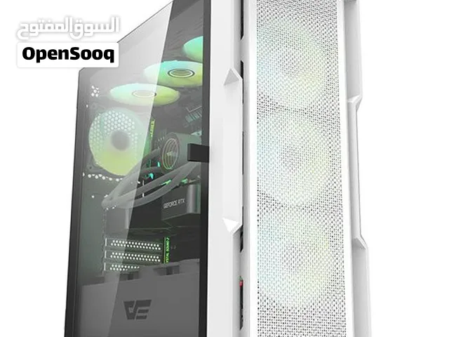 Darkflash DK431 Gaming Case White 4 ARGB Fans Mobo Synd