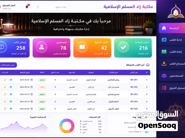مصمم ومطور انظمه وصفحات ويب