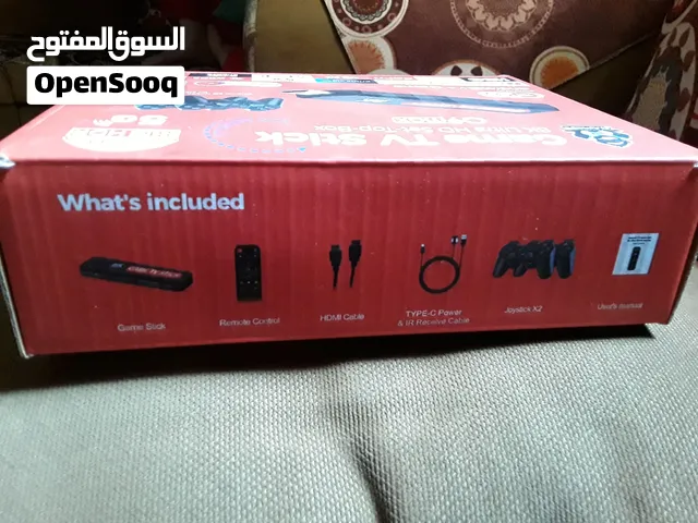 game stick  للبيع استخدمت مره واحده فقط و بها  40 الف لعبه وبها يوتيوب و نتفليكس