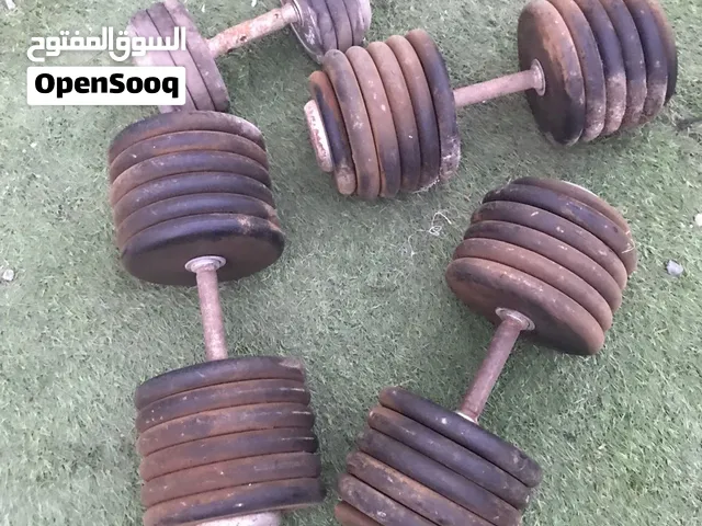 معدات و اوزان رياضيه للبيع  التواصل بالرقم الموجود بالوصف