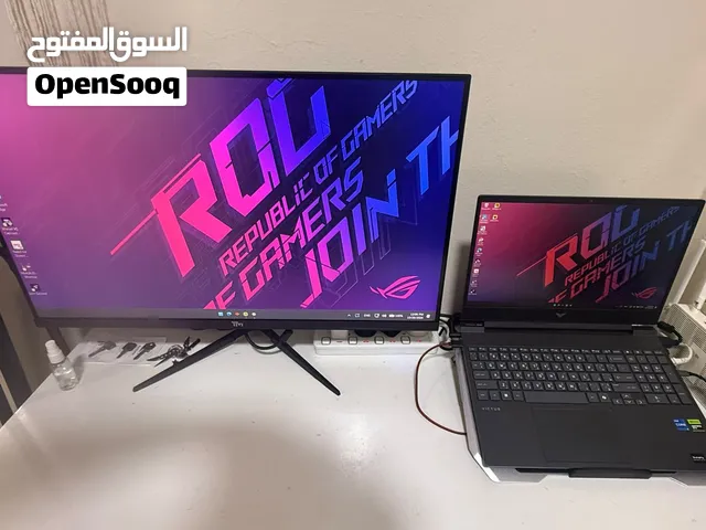 HP Victus Gaming Laptop 15 / With 32 inch Twisted Mind Monitor