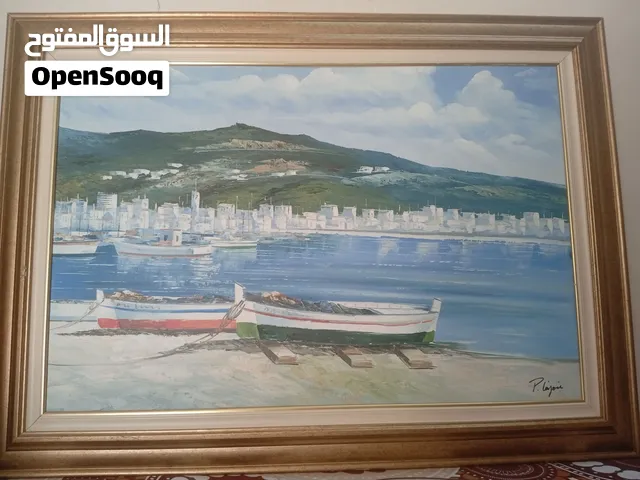 لوحات فنيه مرسومه على جلد اصليه