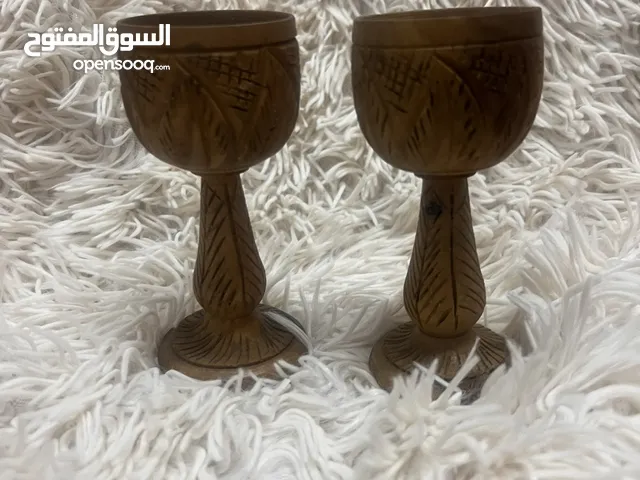 انتيكات كؤوس خشبية قديمه