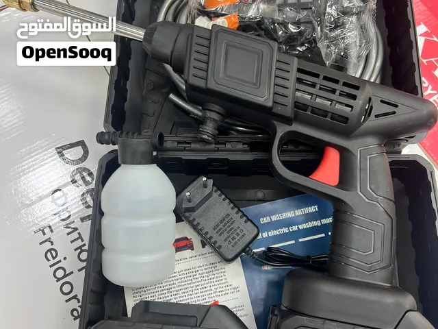 فرد رش المي للأطفال وغسيل السيارة وسقي الشجر وتنظيف البرك واللعاب الصابونيه ب17 دينار شحن بطاريتين