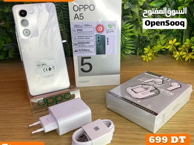 جهاز مستعمل بالكرتونة oppo A5 رام 16 جيجا 128  متوفر توصيل وهدية