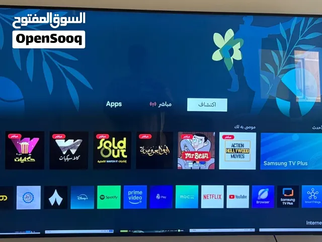 للبيع شاشة سامسونج مقاس 65 بوصة بحالة ممتازة صورة فائقة الوضوح وألوان زاهية  تجربة سينمائية