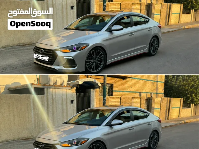 إلنترا سبورت كلين بدون حادث 2017 / 1600T إستخدام شخصي وبيها مجال للتفاوض.. رقم بغداد ممي