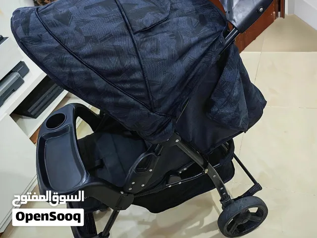 عربات أطفال ماركة جونيور + كرسي سيارة للأطفال