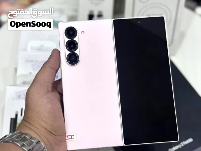 عرض خاص : Samsung Z fold 6 512GB هاتف بحالة الوكالة نظيف جدا بدون اي شموخ أو مشاكل مع ضمان و ملحقات