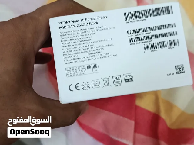 ردمي نوت 15 مساحة 256