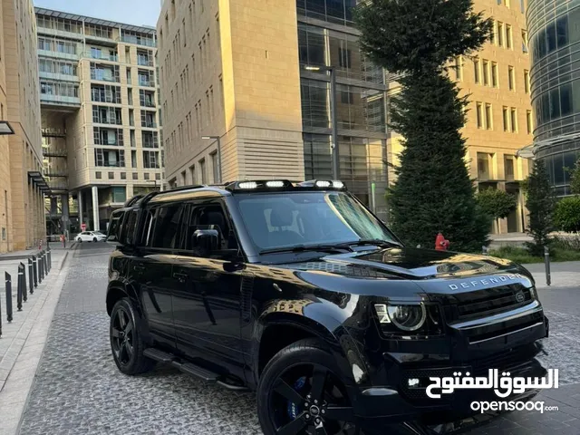 للايجار ديفندر 2025 لون اسود 6 سلندر فل