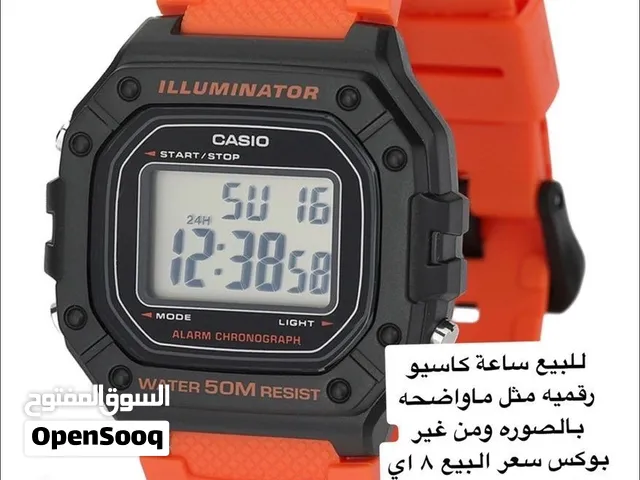 للبيع ساعة كاسيو بدون بوكس