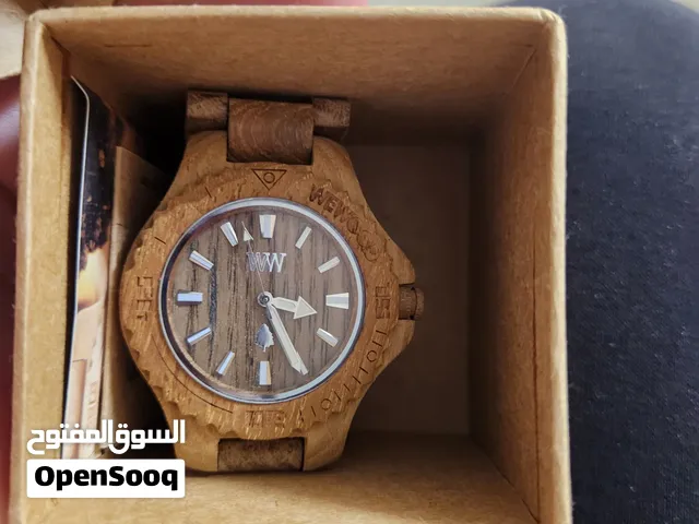 WEWOOD Wooden Watch – Date Teak Edition (in Box)