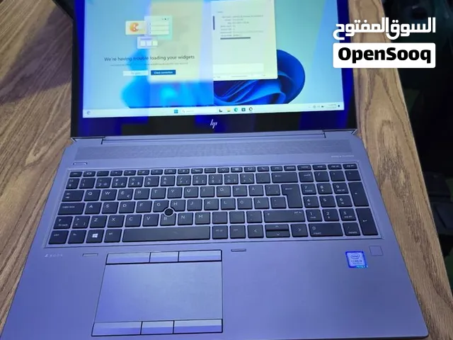 hp Zbook 15 g5 لابتوب  اي سفن جيل ثامن  رام 16  هارد 512 اس اس دي  كرت منفصل 4 قيقا  حجم الشاشة 15.6