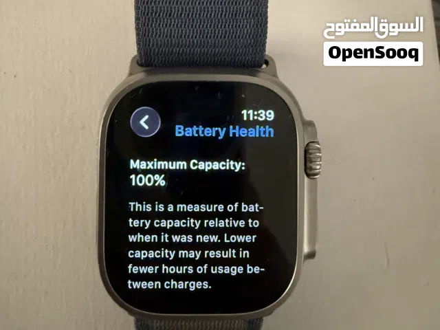 Apple watch Ultra 2 - 49mm - titanium - blue Alpine loop 5