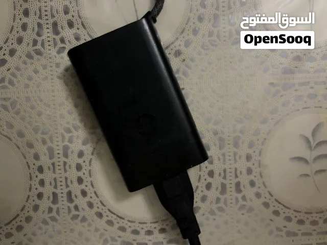 شاحن hp 65 wat اصلي تايب سي c للابتوب  نظيف مافيه اي مشاكل