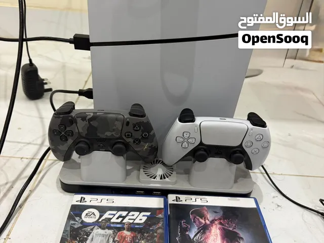 بلايستيشن 5 (1 تيرا ) مع مدخل اسطوانات