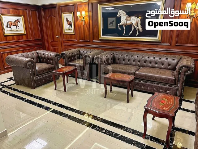 اطقم استقبال شيستر ملكية بتصميم استثنائي!   - تصميم فريد يليق بالقصور والفنادق الفاخرة - خامات