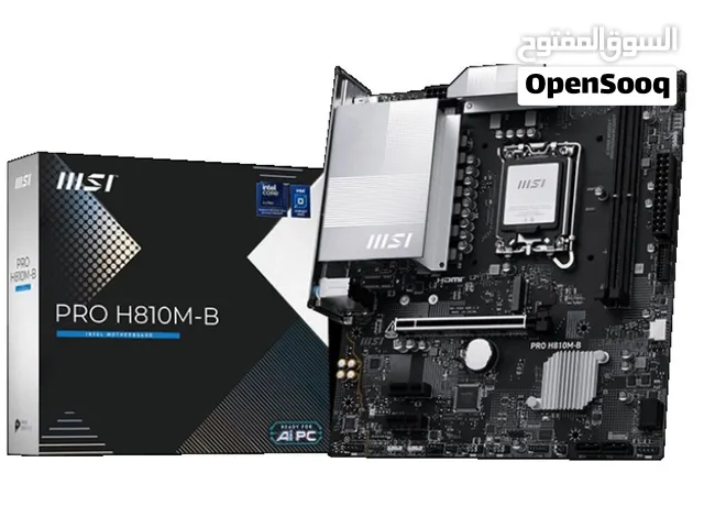 مذربورد ام اس اي برو لمعالجات انتل الجيل 15 - كور الترا - MSI PRO H810M-B/DDR5 LGA 1851 MOTHERBOARD