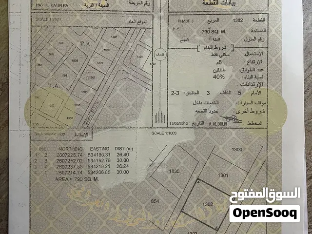 ارض سكنية الحوقين حي الباطن