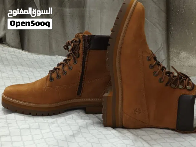 إقرأ الوصف) حذاء ماركة (Timberland) العالمية قياس 43 جلد طبيعي مقاوم للماء