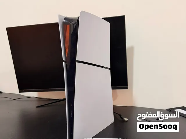 Ps5 slim digtal مع جهاز والكيبلات