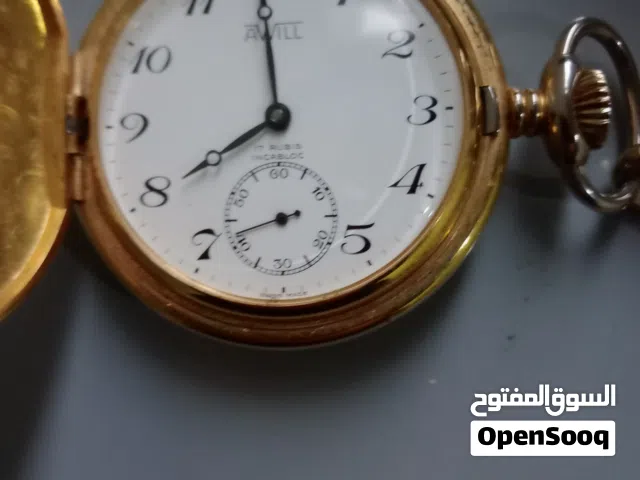 ساعة جيب فضة  مطلي ذهب 10 ميكرون AVILL