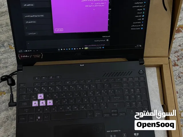 لابتوب قيمنق ASUS TUF Gaming F15 نظيف جداً بحالة الوكالة