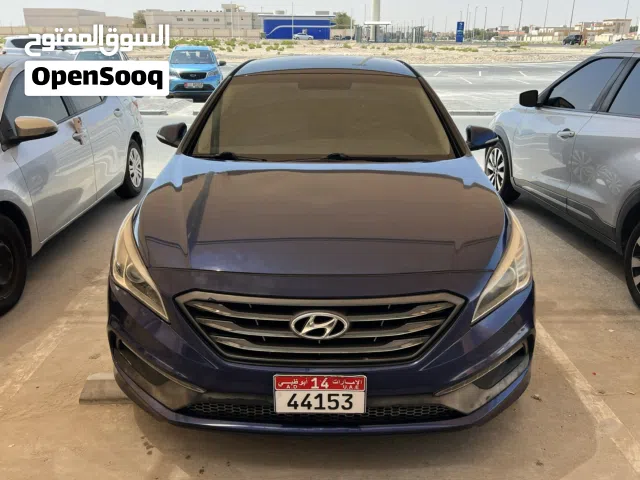 هيونداي سوناتا GLS موديل 2016 بحالة ممتازة جداً مسرفس ومشيك كامل ملكية سنة