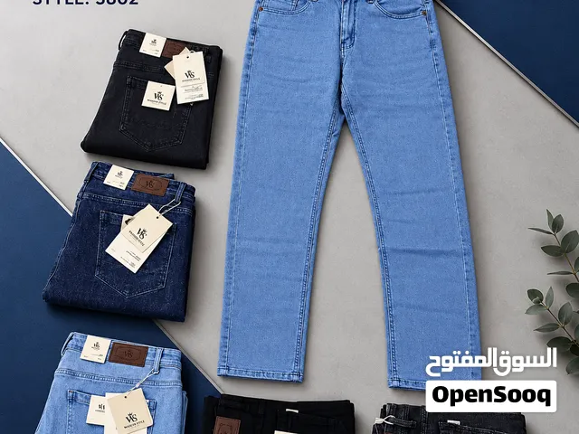 بناطيل جينز رجالي شبابي صناعة صيني راقيةوخامه جنز مقاسات من 29الى38