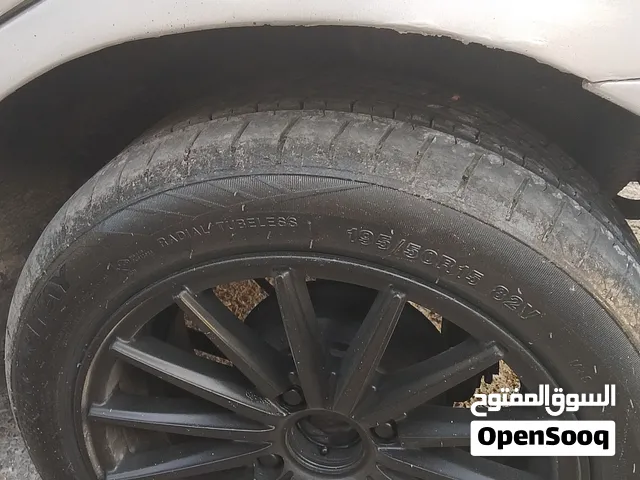 جنط 15للبدل على جنط اكسنت حديد مع الكوشوك والطسات