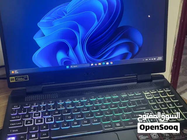 acer nitro 5 , rtx 3070ti 8gb and 32gb ram لابتوب قوي وومتاز في الالعاب
