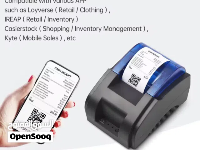 Thermal printer 58mm for billing pos machine laptop computer and mobile This is a Bluetooth-enabled