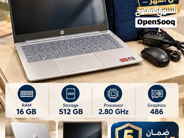 لابتوب hp مستخد 6 اشهر فقط