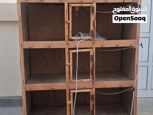 أقفاص طيور خشبية
