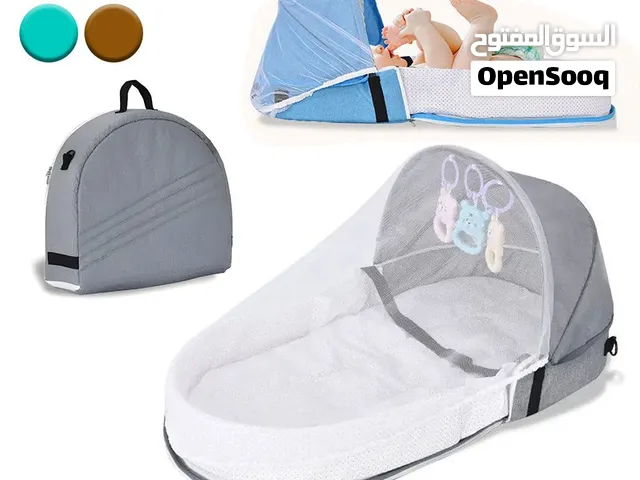 Lit et sac à langer pour enfants avec moustiquaire et auvent – سرير أطفال سهل النقل مع ناموسية مدمجة