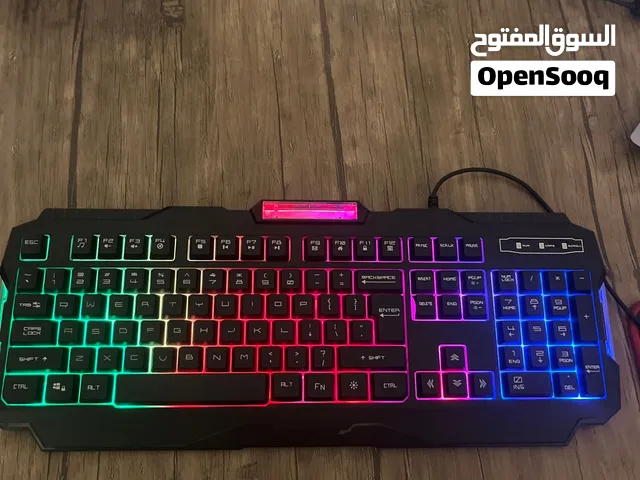 كيبورد قيمينق FANTECH K511 HUNTER PRO 104 مفاتيح، أبعاد 34mmx187x458 باقي المواصفات في الوصف.