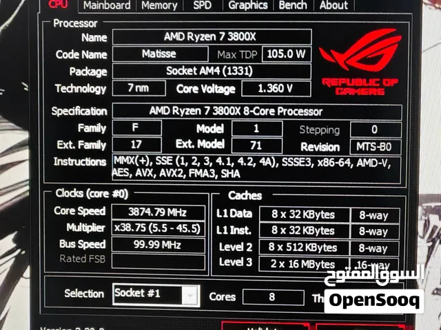 Ryzen 7 3800x processor for sale