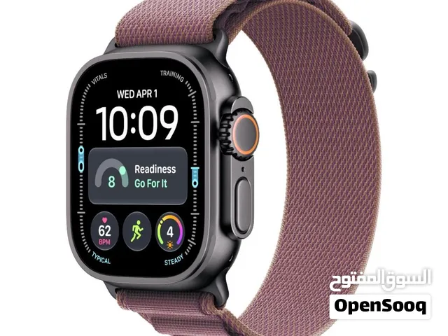Apple watch ultra 4 burgundy جديد شرق اوسط اللون التريند