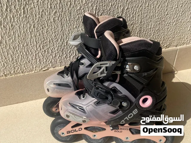 Kids BOLD Inline Roller Skates – Pink & Black