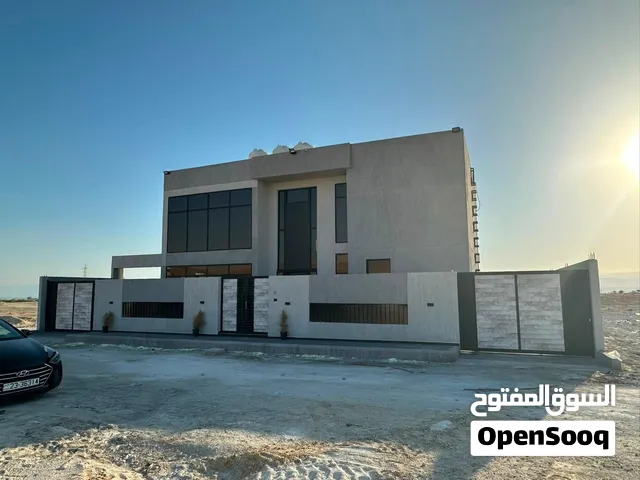 فيلا مفروشه للبيع في منطقه البحر الميت الاغوار ، منطقة العظيمي بإطلالة على البحر الميت 12255