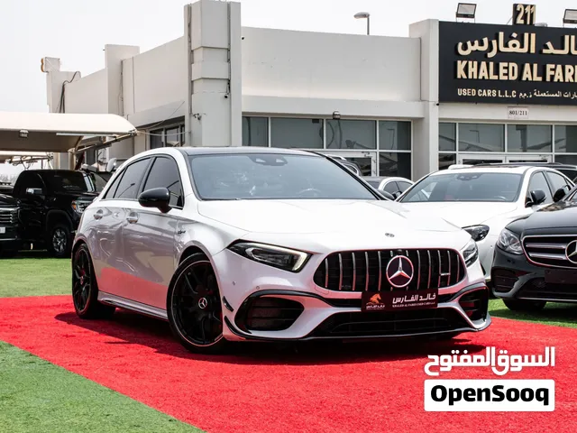 للبيع مرسيدس A45s AMG موديل 2020 خليجي بحالة الوكالة وسعر عرض ممتاز