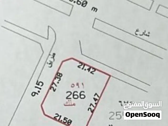 للبيع أرض في الفيحاء علي شارع عام مميزه ثلاث شوارع لغرض تجاري او سكني مساحتها 6334 قدم