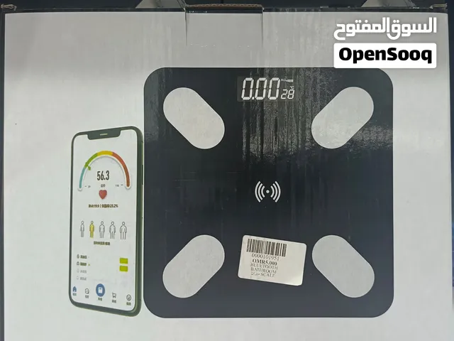 ميزان أسطح ذكي مع بلوتوث وتطبيق هاتف للتحليل الجسماني (Bluetooth Smart Body Scale)